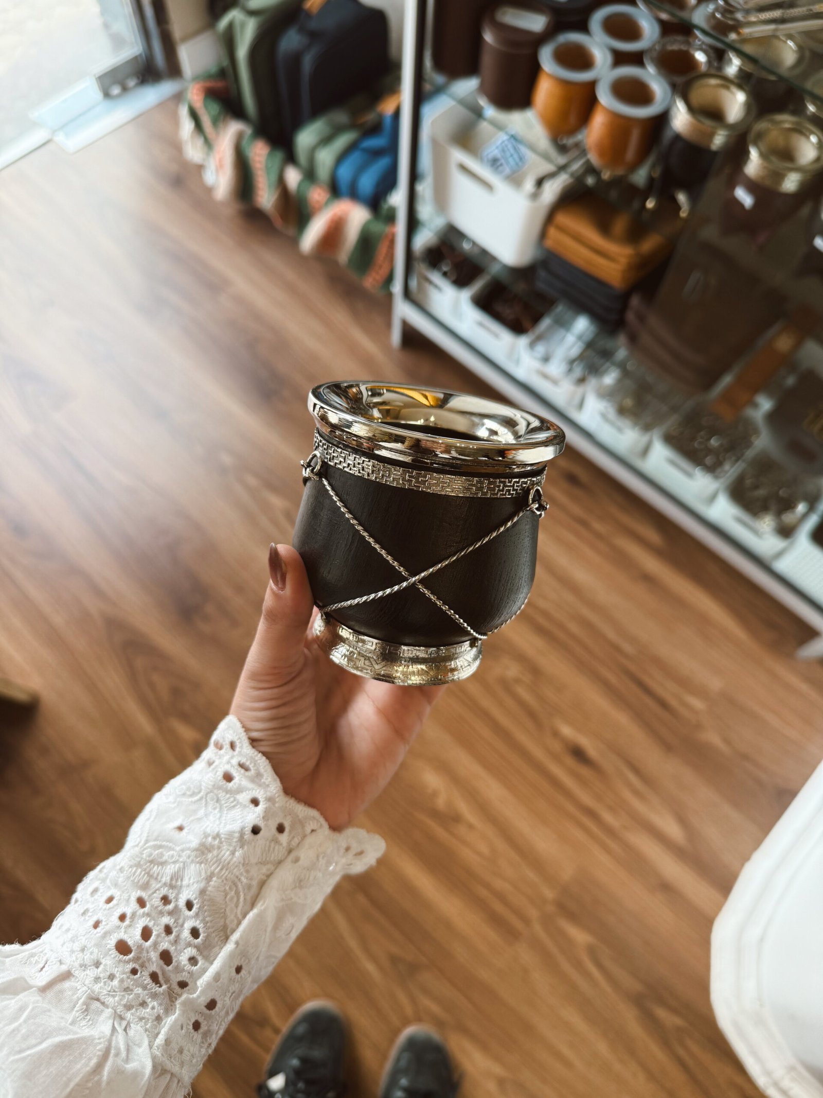 MATE DE ALGARROBO NEGRO ALPACA