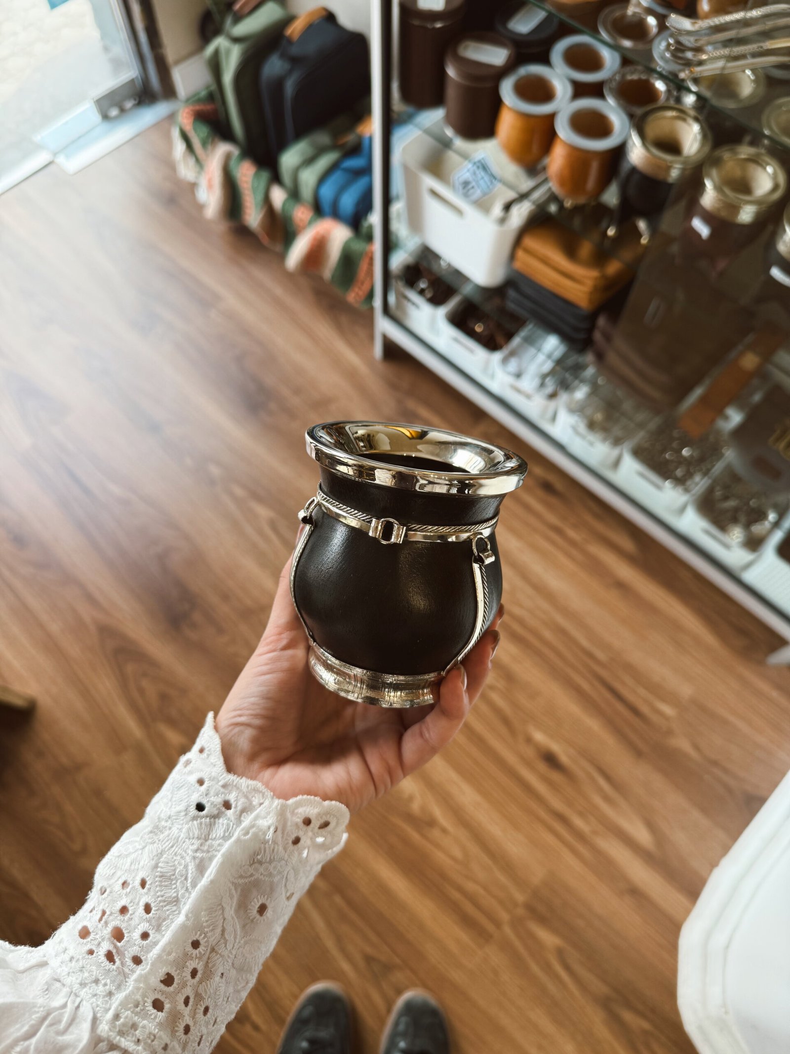 MATE DE ALGARROBO NEGRO ALPACA