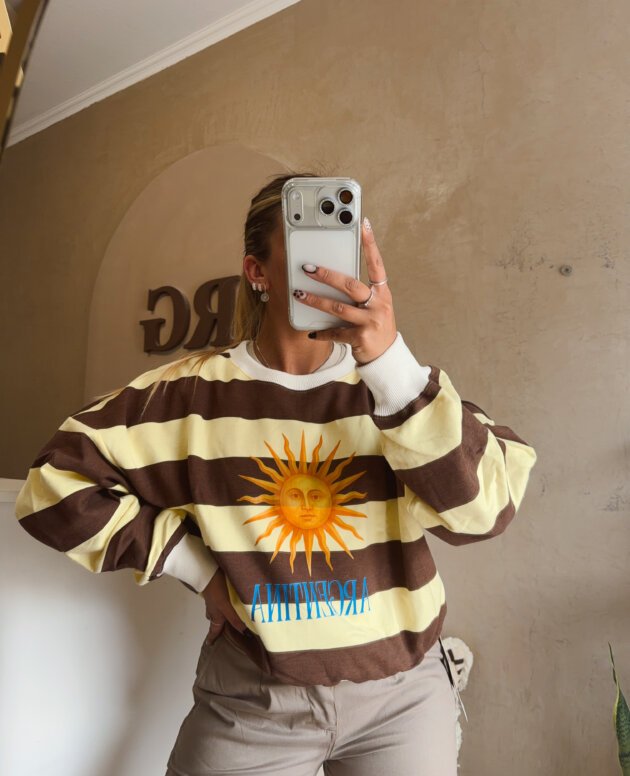 BUZO RUSTICO SOL ARG MARRON