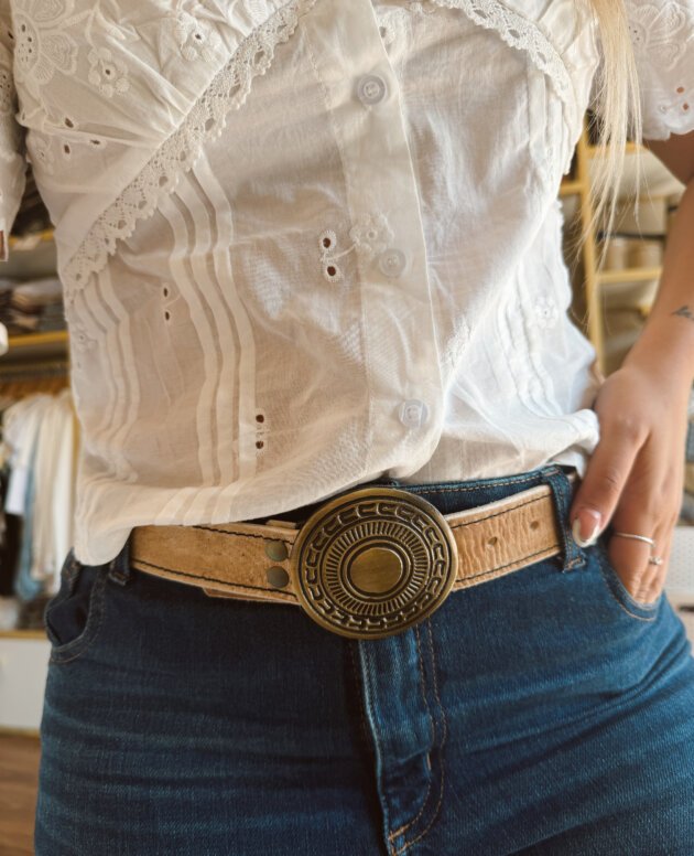 CINTO CUERO CRUDO CHAPON