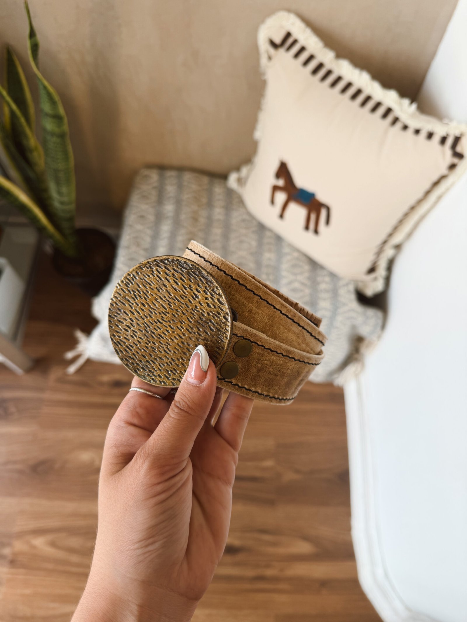 CINTO DE CUERO CRUDO CHAPON - Image 2