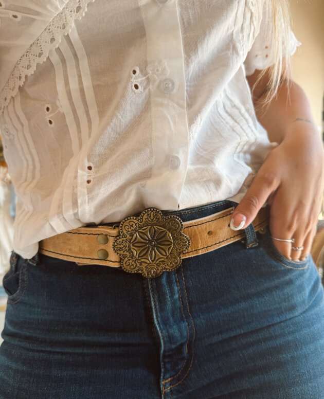 CINTO CUERO CRUDO CHAPON