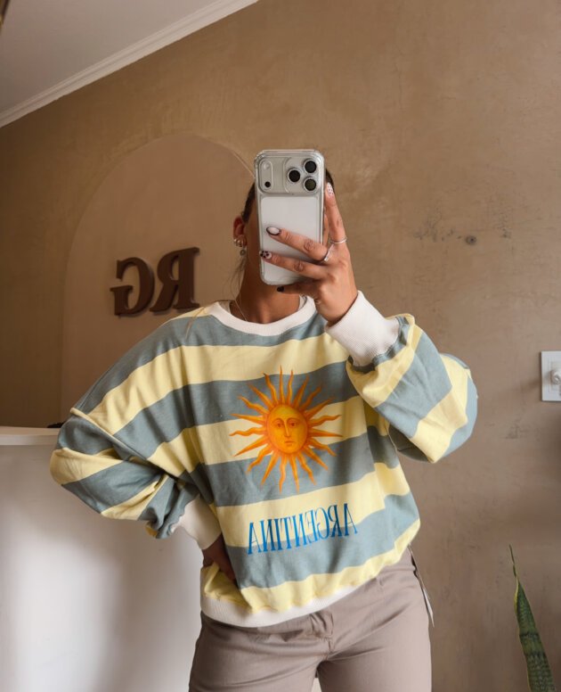 BUZO RUSTICO SOL ARG VERDE