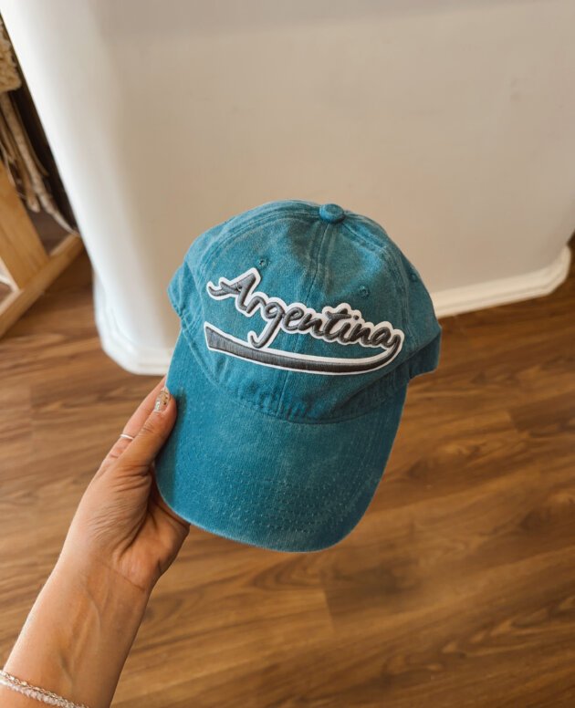 GORRA BORDADA ARGENTINA CELESTE