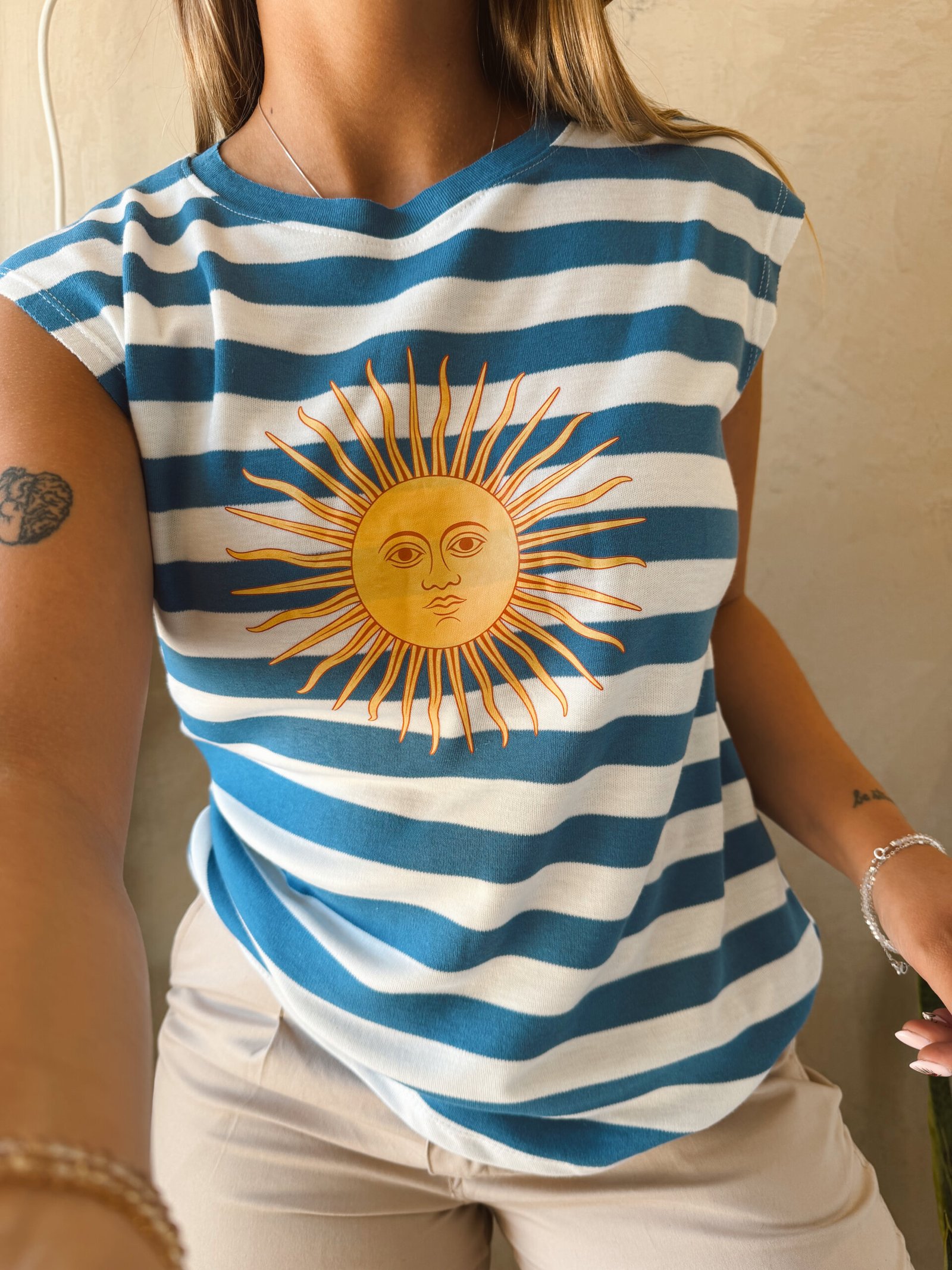 MUSCULOSA AZUL SOL DE MAYO - Image 2