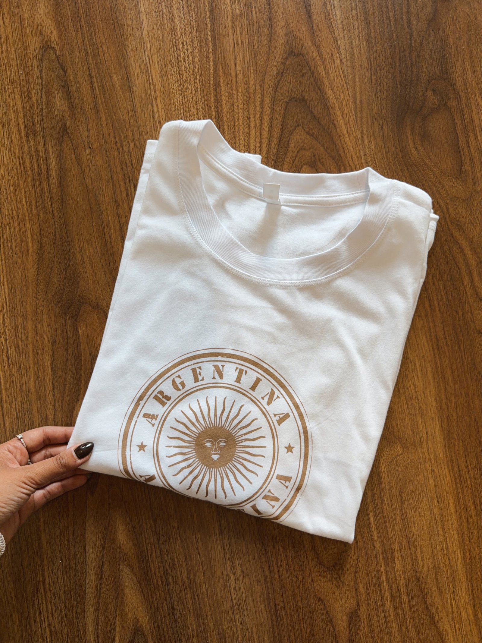 REME ALGODON PREMIUM OVER CIRCULO ARG BLANCO - Image 2