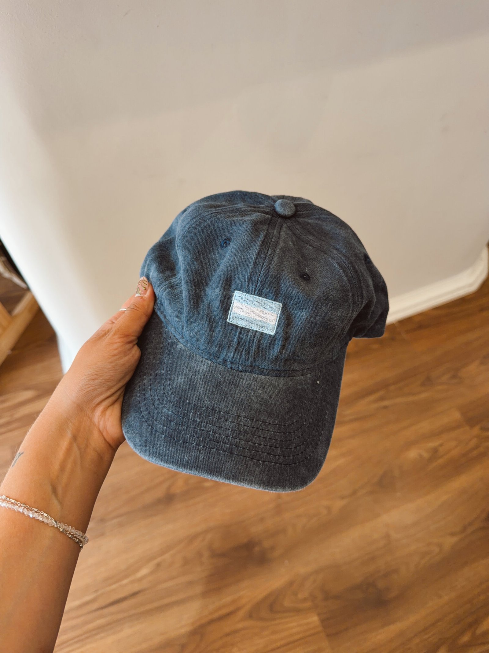 GORRA BORDADA BANDERA ARG AZUL