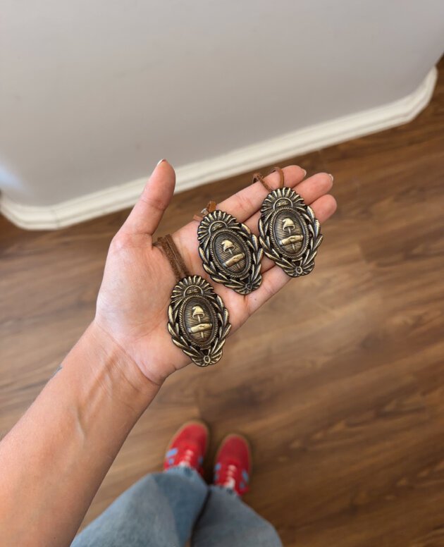 COLLAR ESCUDO DORADO