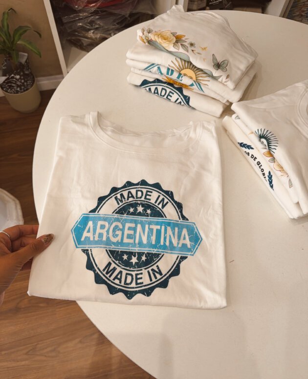 REMERA ALGODON MADE IN ARGENTINA