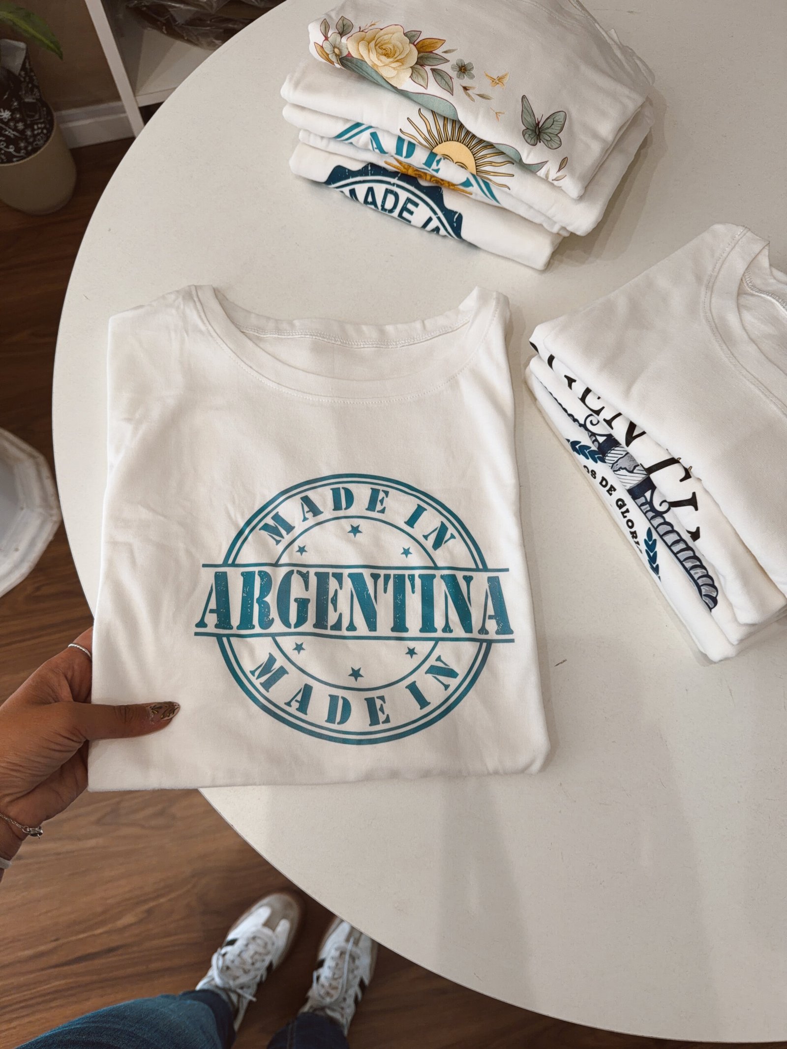 REMERA MADE IN ARGENTINA ALGODON