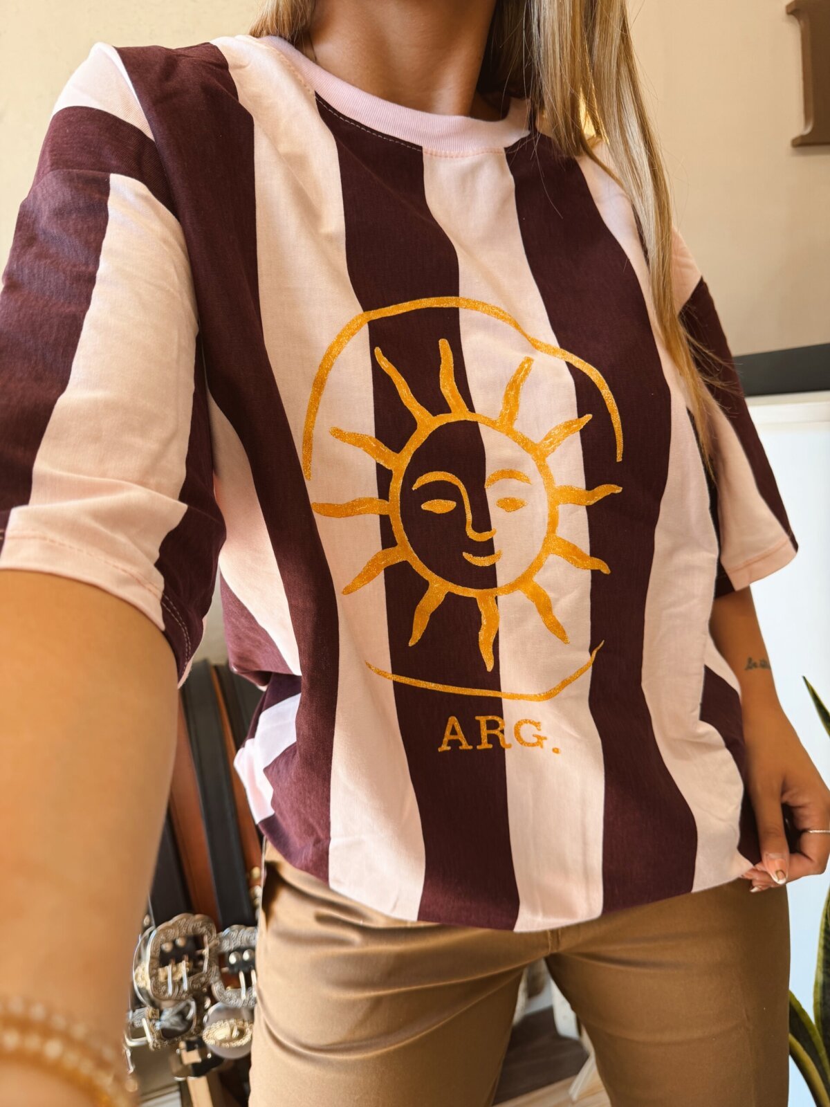 REMERON RAYADO BORDO ROSA SOL ARG - Image 2