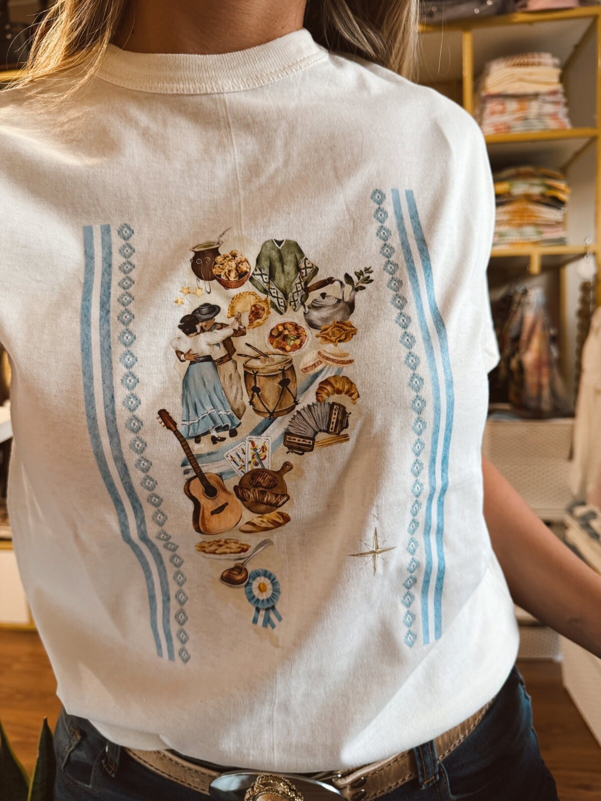 REMERA MAPA ARGENTINA COSTUMBRES - Image 2