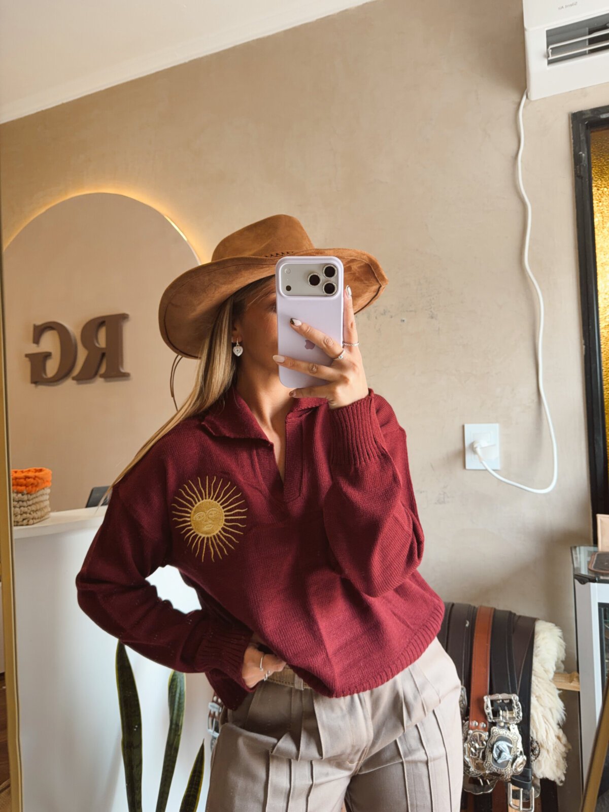 SW SOL DE MAYO LISO BORDO - Image 2