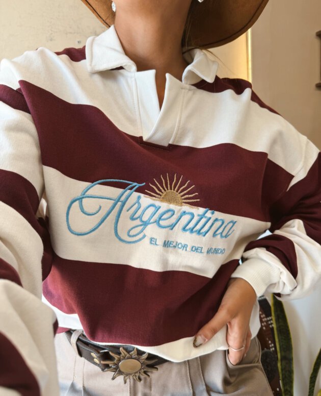 BUZO ARGENTINA CHOMBA BORDO