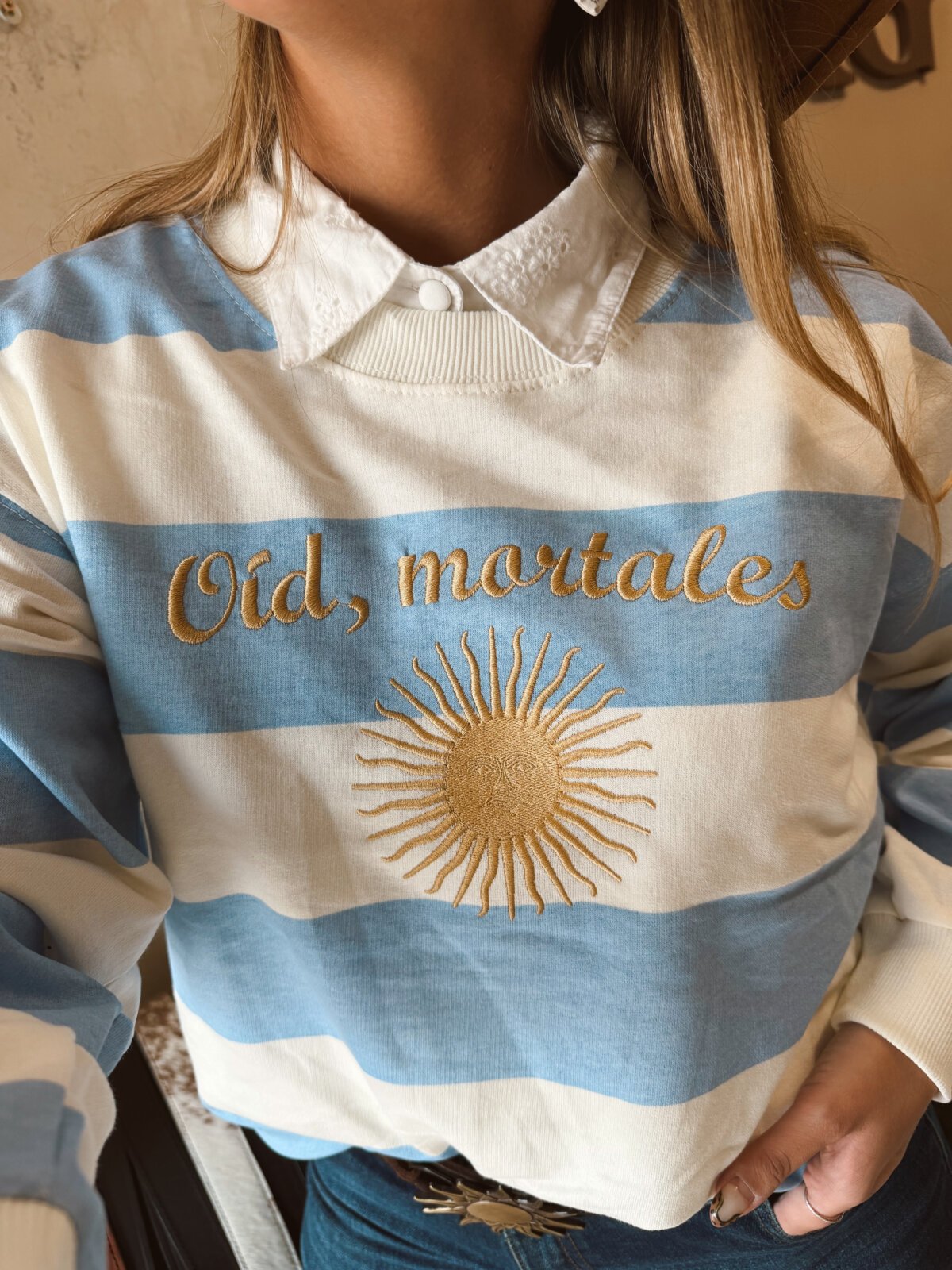 BUZO OID MORTALES CELESTE - Image 2