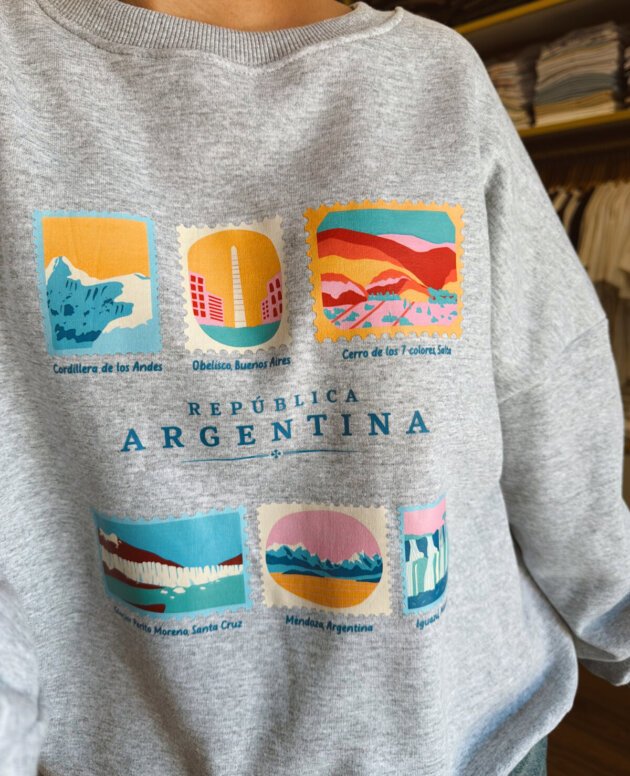 BUZO ARGENTINA GRIS