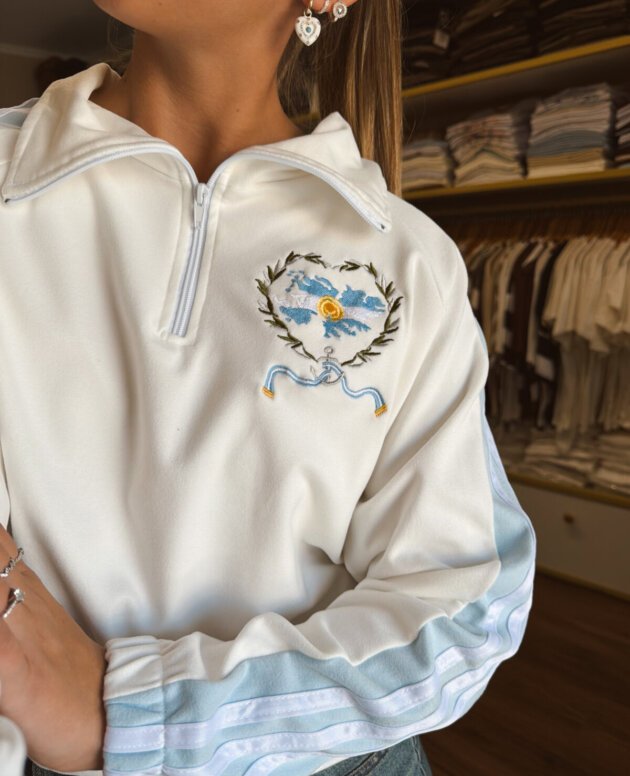BUZO MALVINAS BLANCO