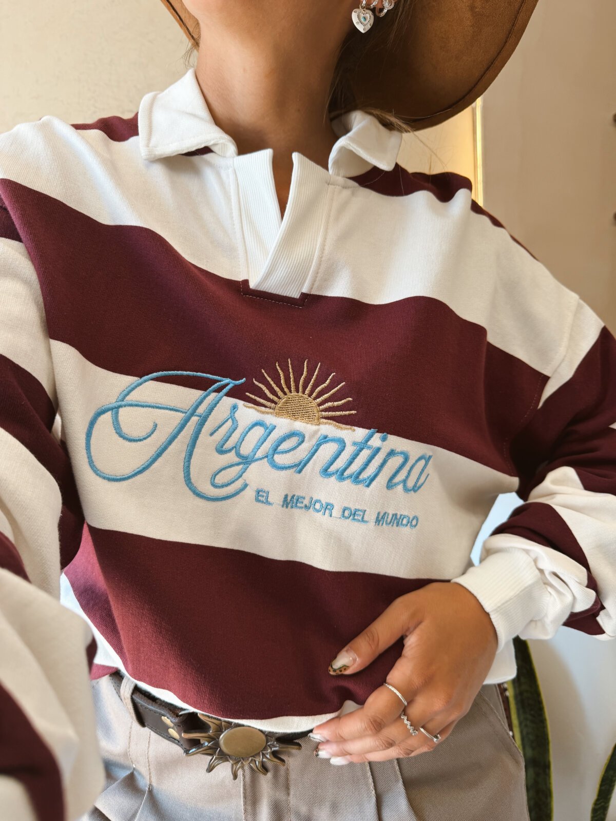 BUZO ARGENTINA CHOMBA BORDO - Image 2
