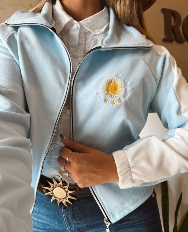 CAMPERA CORONADOS CELESTE