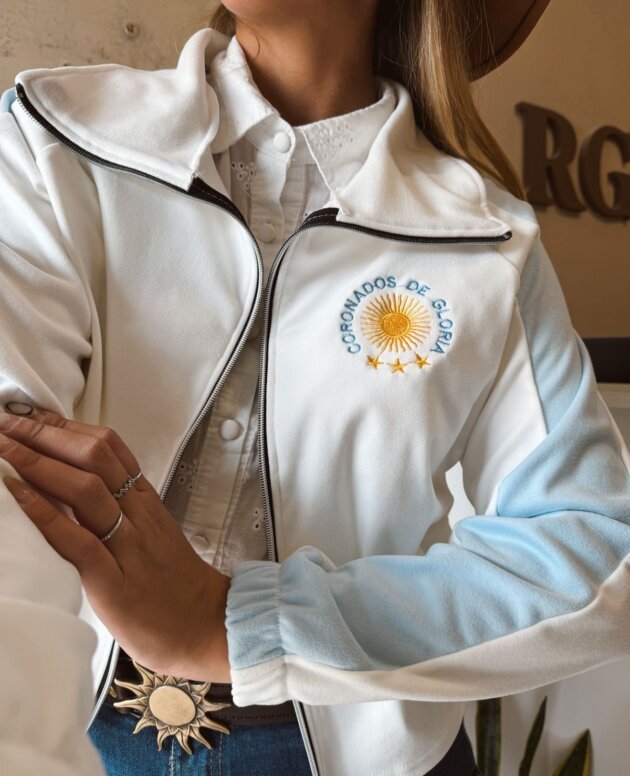 CAMPERA CORONADOS BLANCA