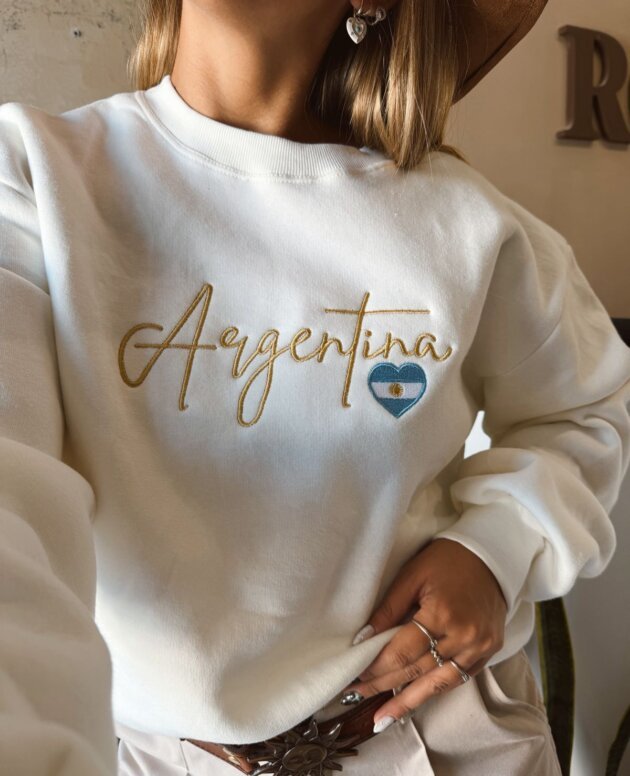 BUZO ARGENTINA CORAZÓN FRISA
