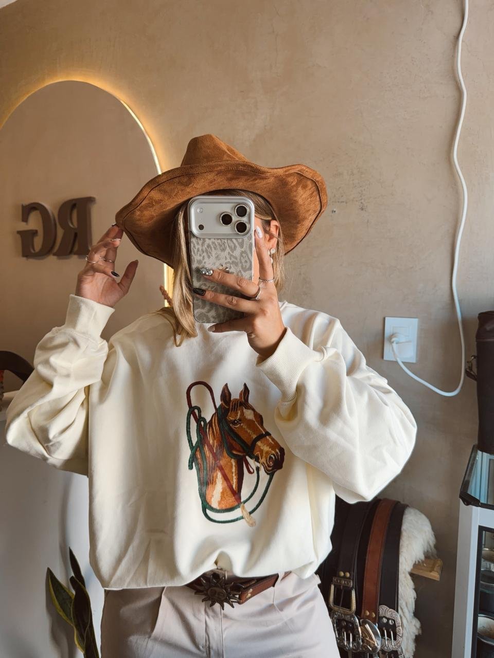 BUZO CABALLO FRISA CREMA - Image 2