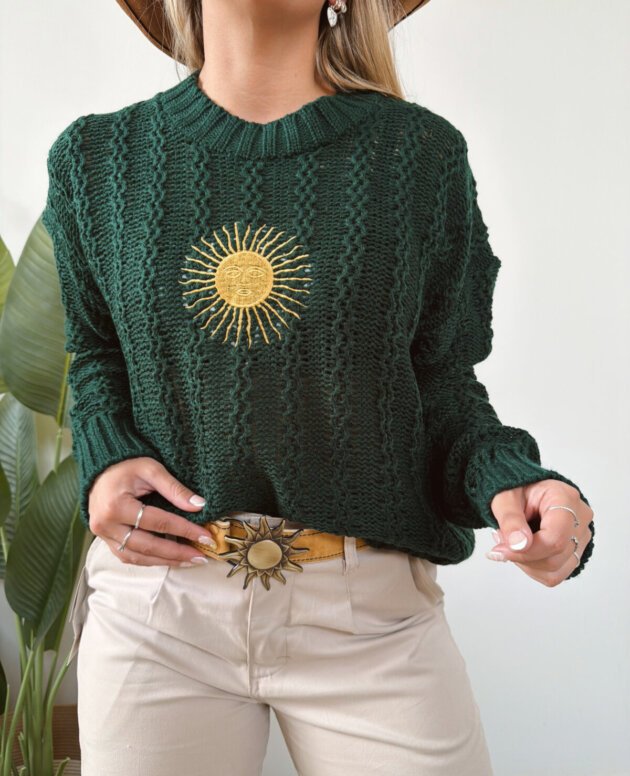 SWEATER SOL DE MAYO VERDE