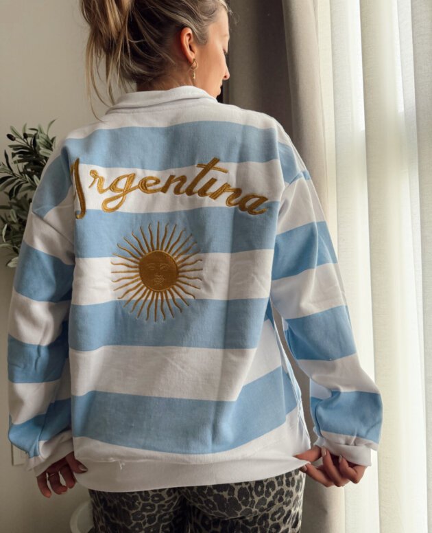 BUZO CHOMBA ARGENTINA CELESTE