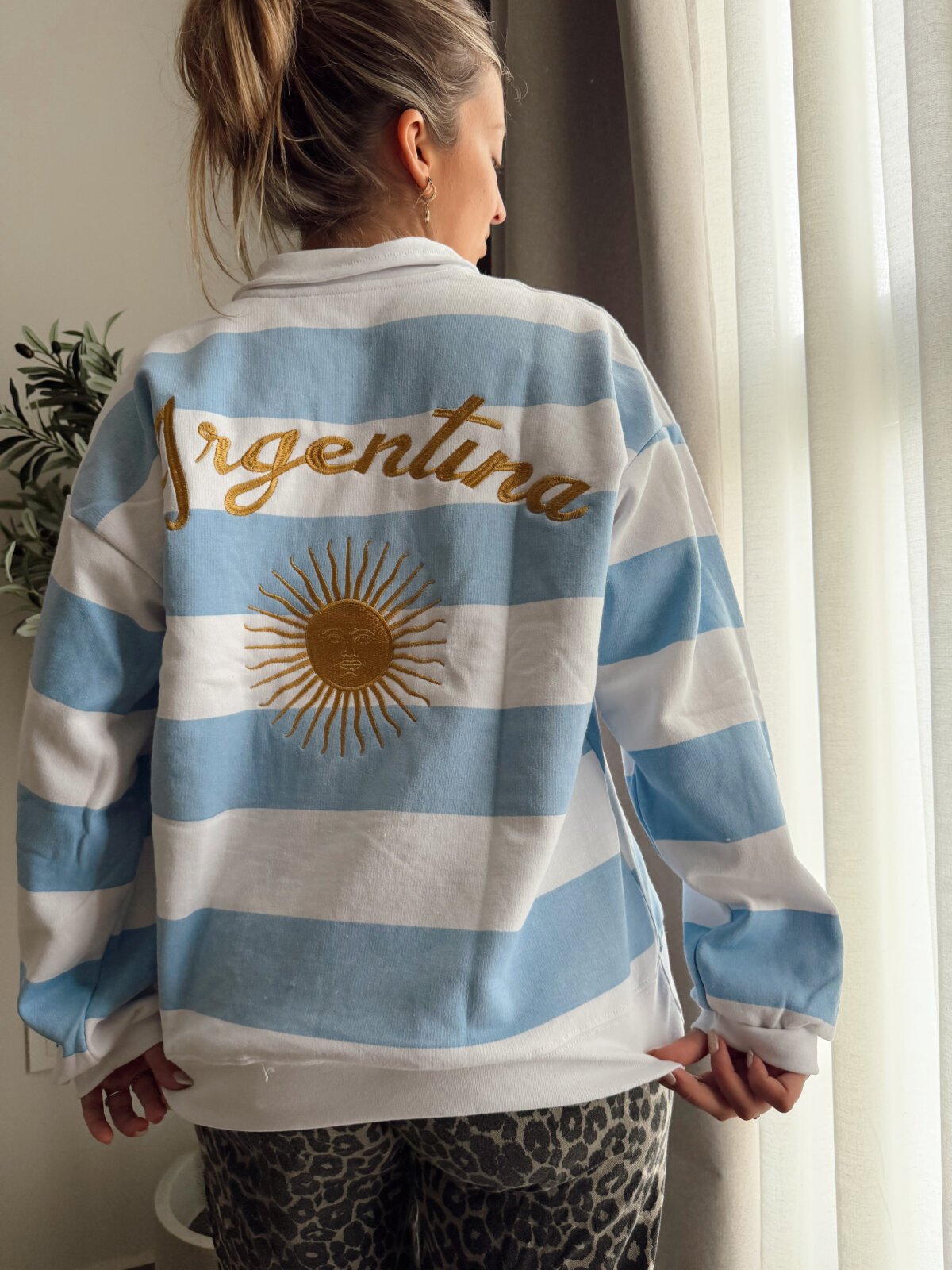 BUZO CHOMBA ARGENTINA CELESTE
