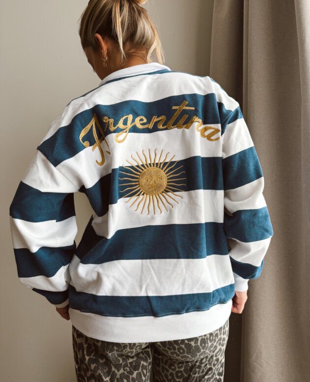 BUZO CHOMBA ARGENTINA AZUL