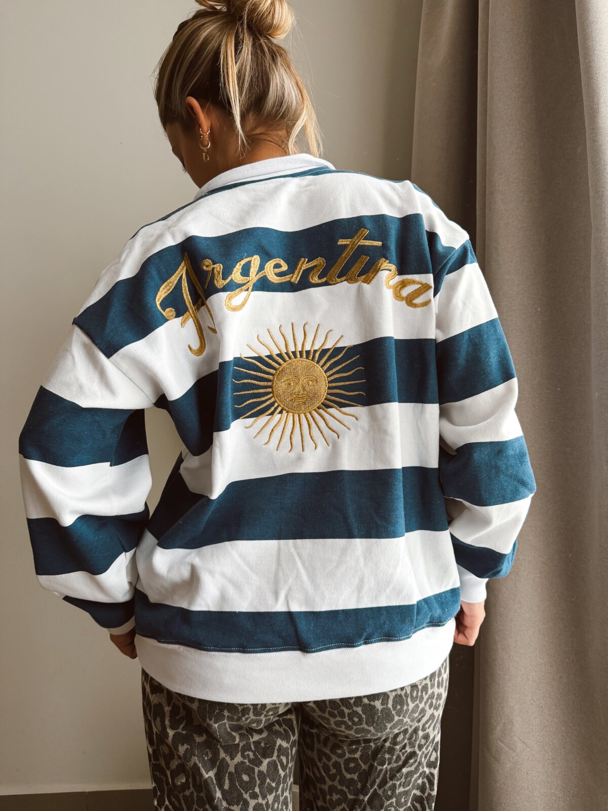 BUZO CHOMBA ARGENTINA AZUL