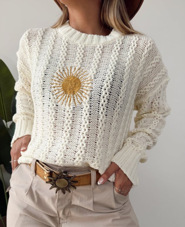SWEATER SOL DE MAYO NATURAL