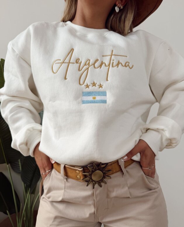 BUZO ARGENTINA BANDERA FRISA