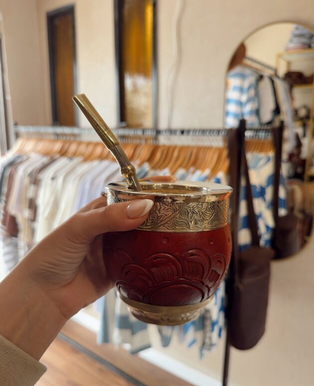 MATE IMPERIAL ROMA COCIDO EN TIENTO BORDO