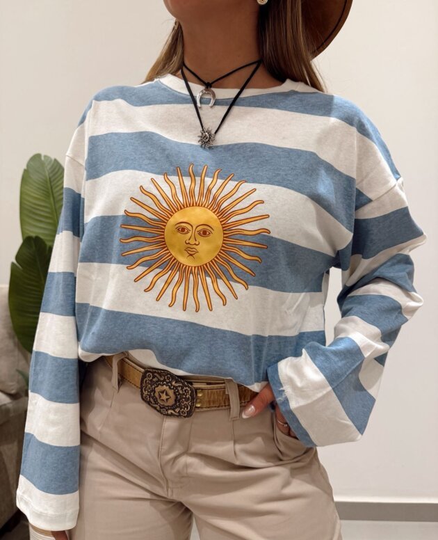 REMERA MANGA LARGA SOL