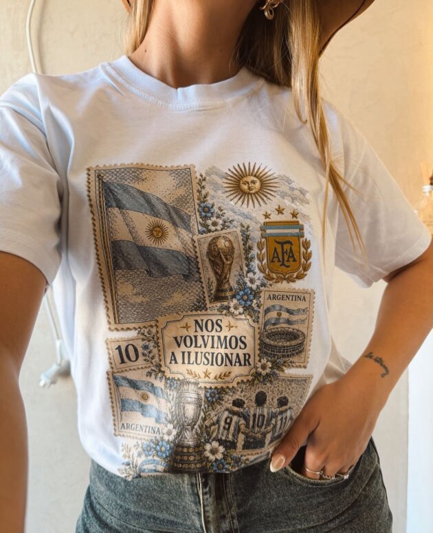 REMERA AFA, MODELO UNISEX