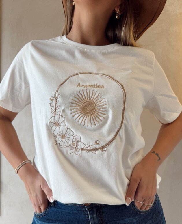 REMERA ARGENTINA FLORES SALE