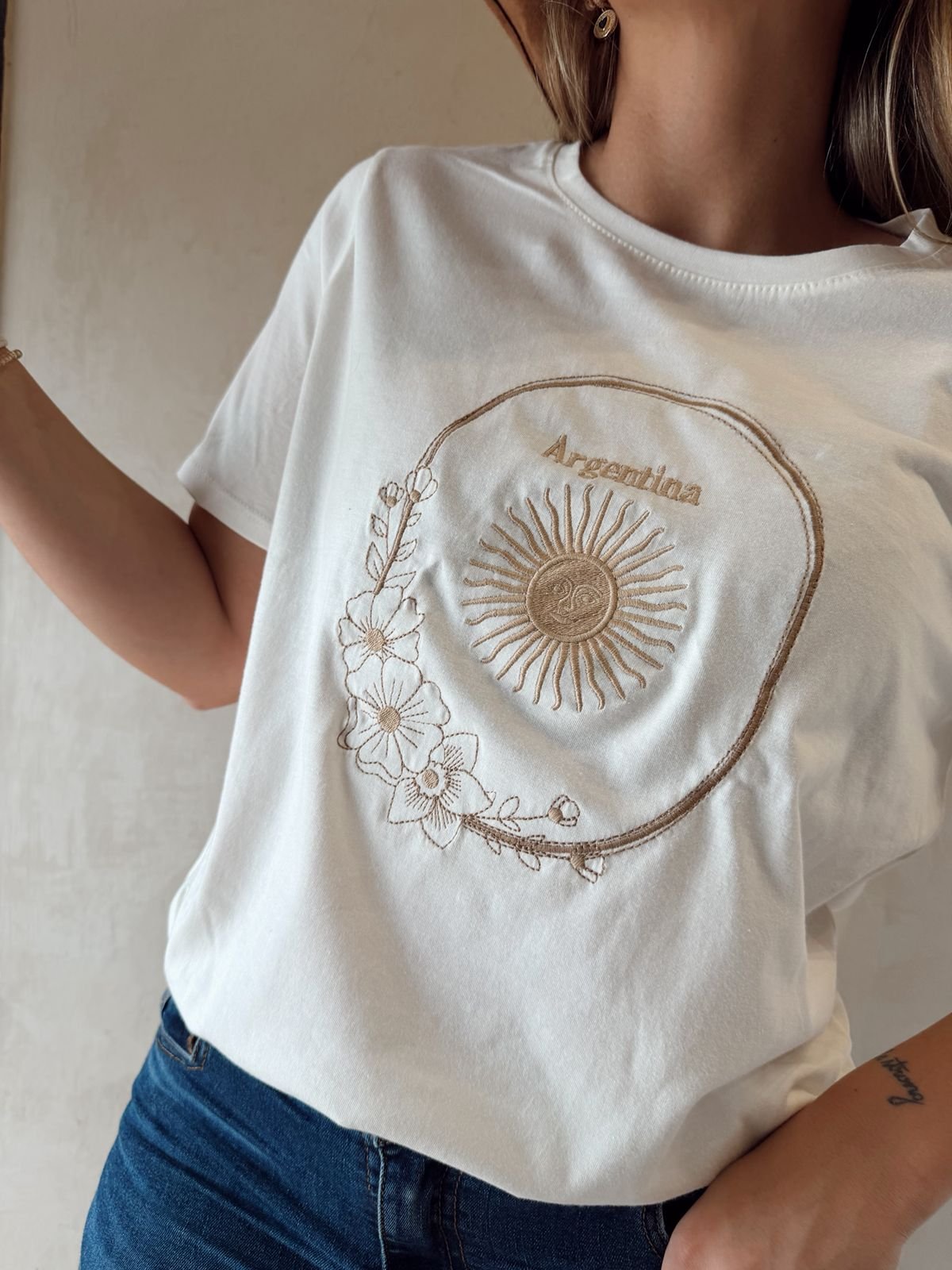 REMERA ARGENTINA FLORES - Image 2
