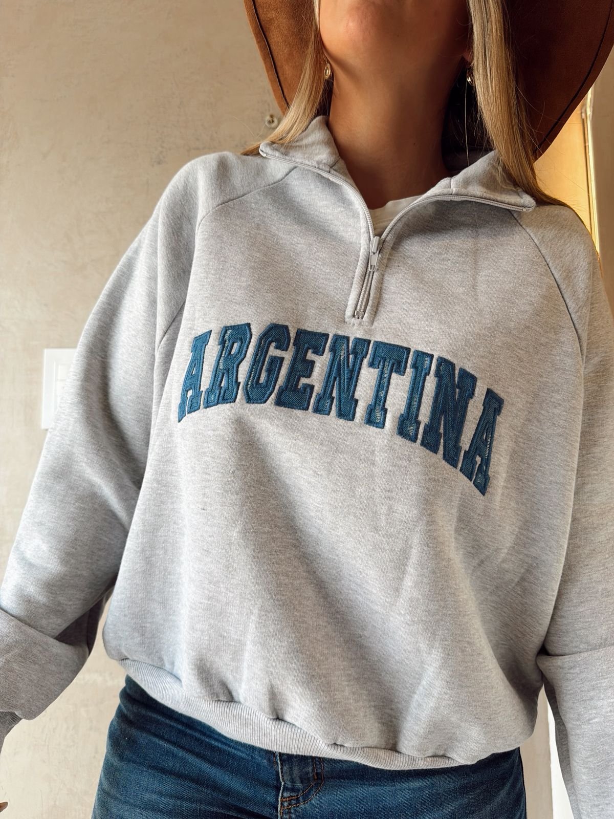 BUZO ARGENTINA GRIS FRISA - Image 2