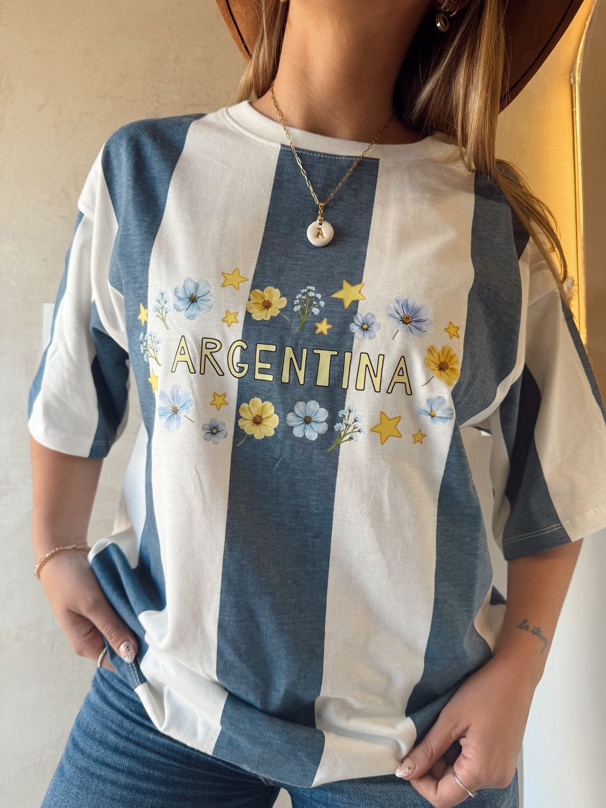 REMERA ARGENTINA FLORES - Image 2