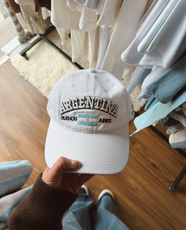 GORRA ARGENTINA BLANCO