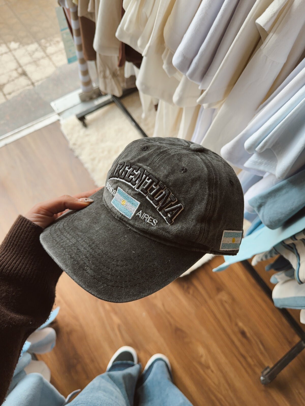 GORRA ARGENTINA GRIS