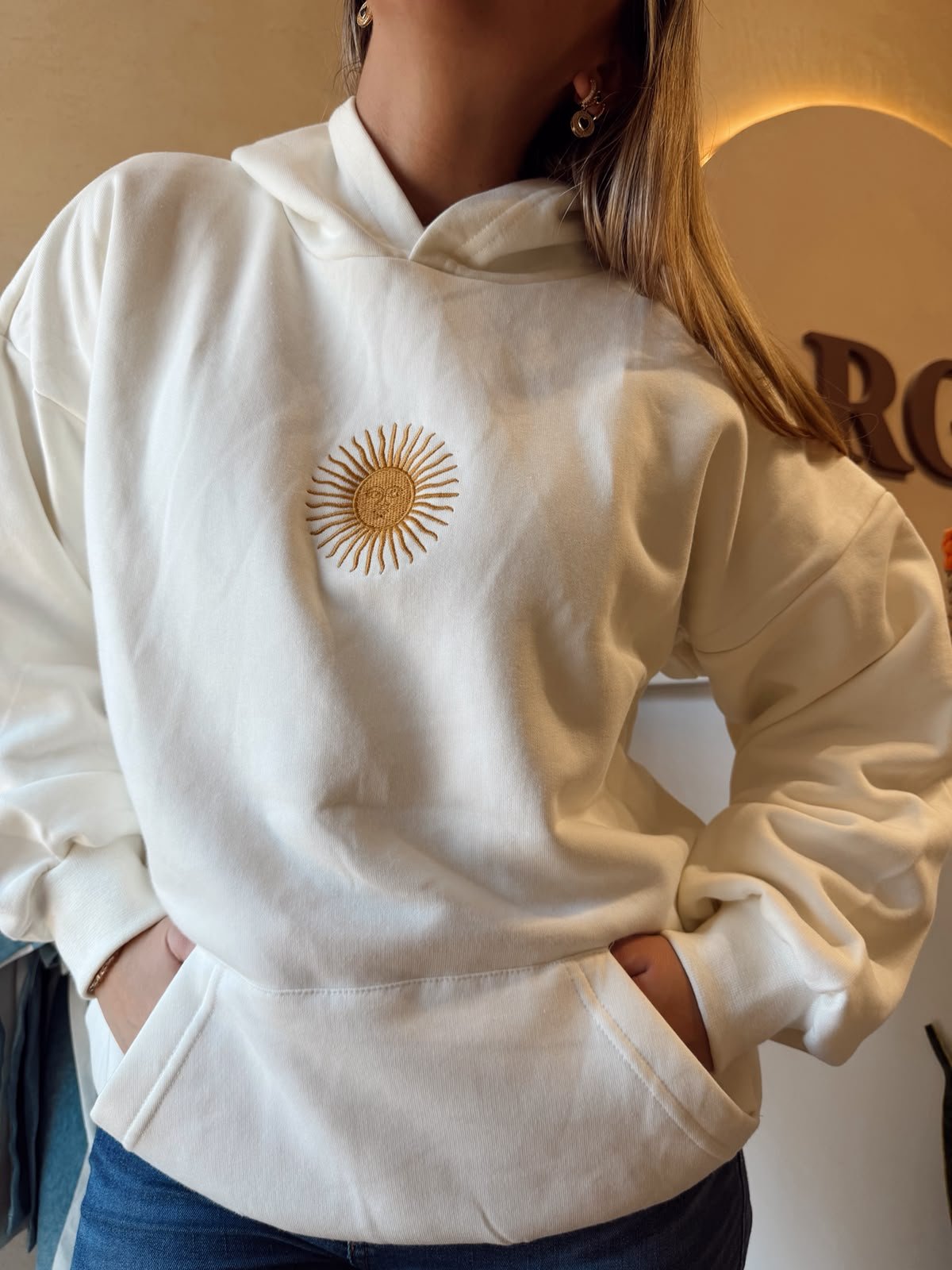 BUZO SOL BORDADO , MALVINAS ESPALDA FRISA - Image 5