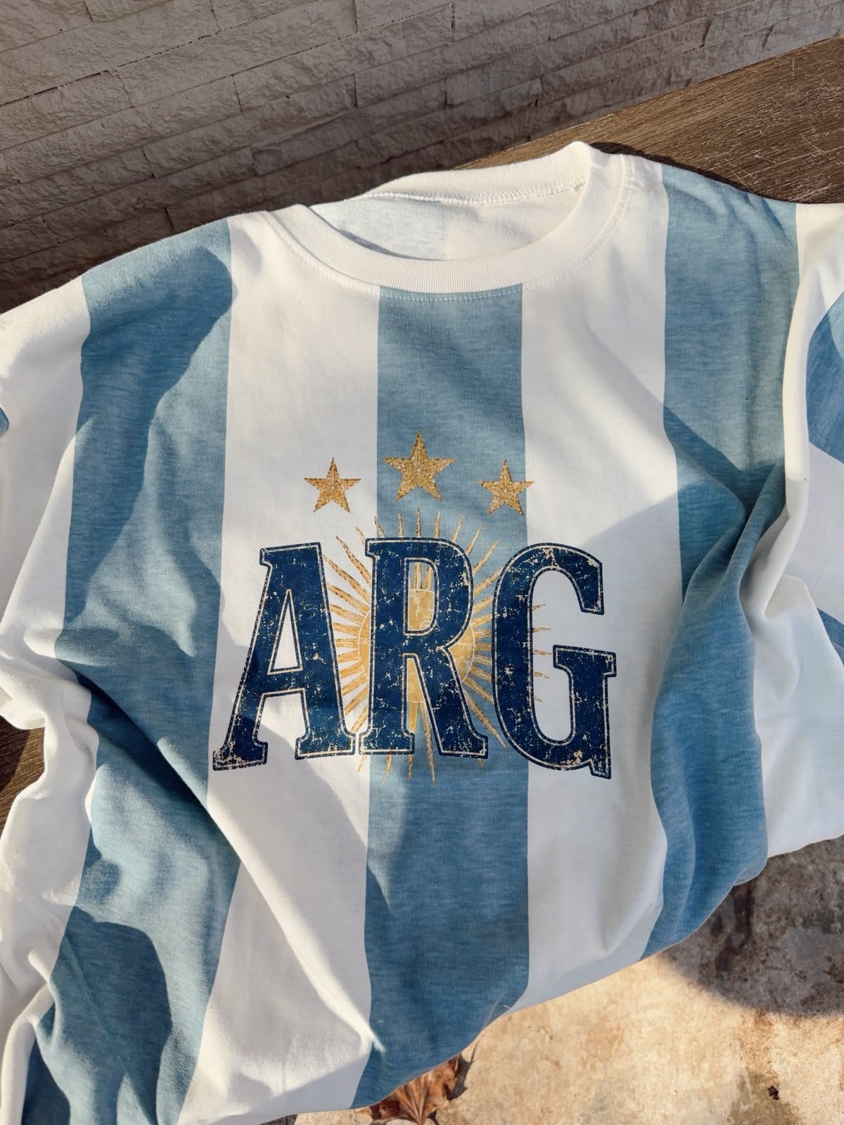 REMERA ARG , TRES ESTRELLAS - Image 2