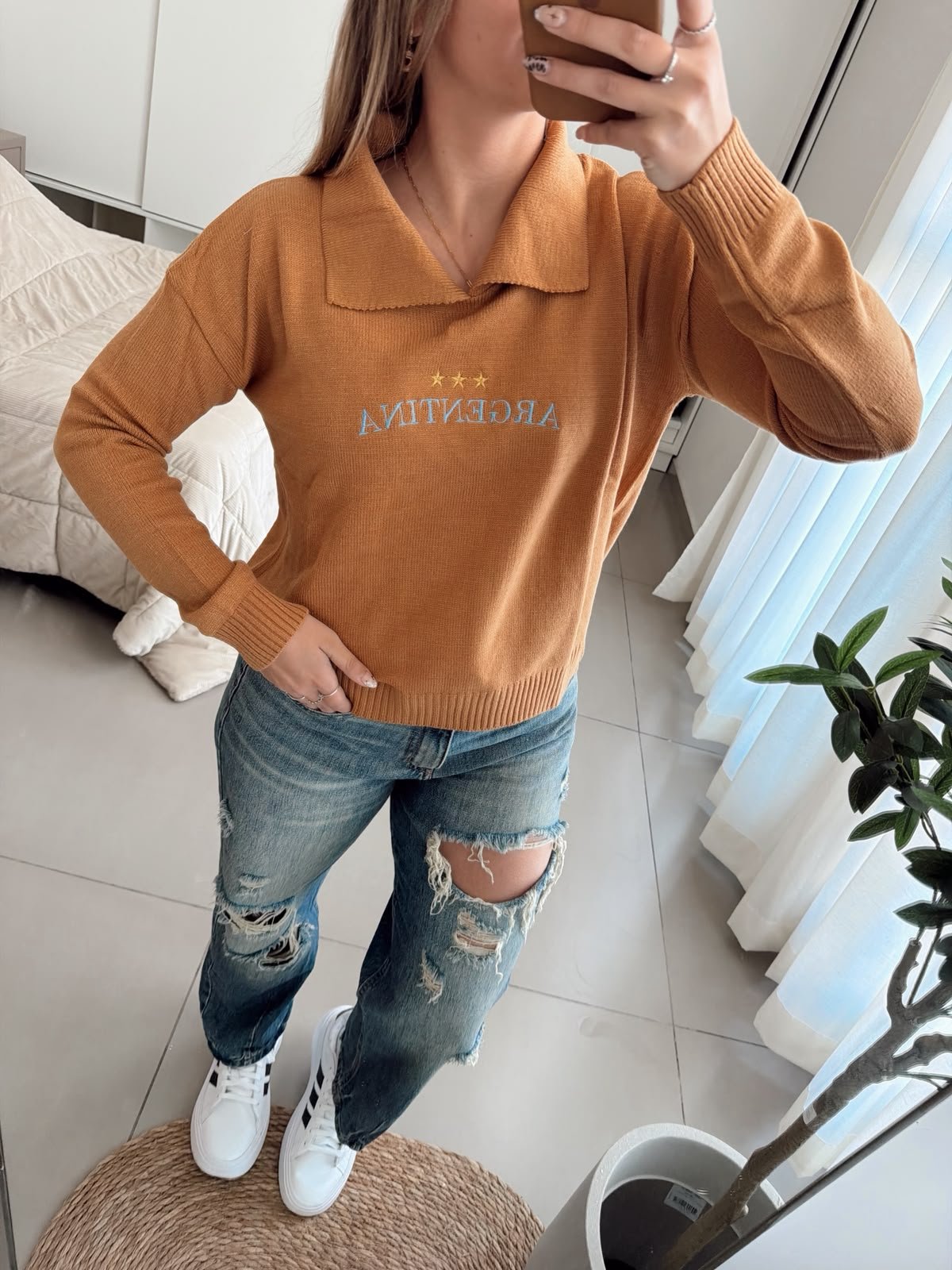 SWEATER ARGENTINA CAMEL BREMER - Image 4