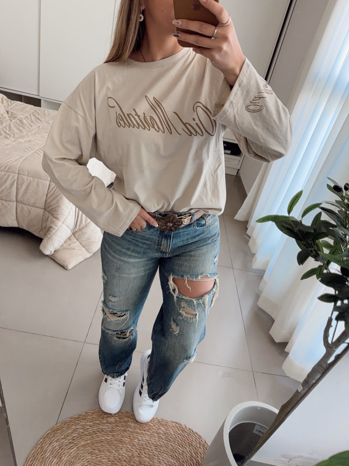REMERA OID MORTALES BEIGE - Image 2