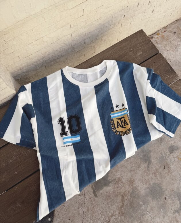 REMERA 10 AFA AZUL