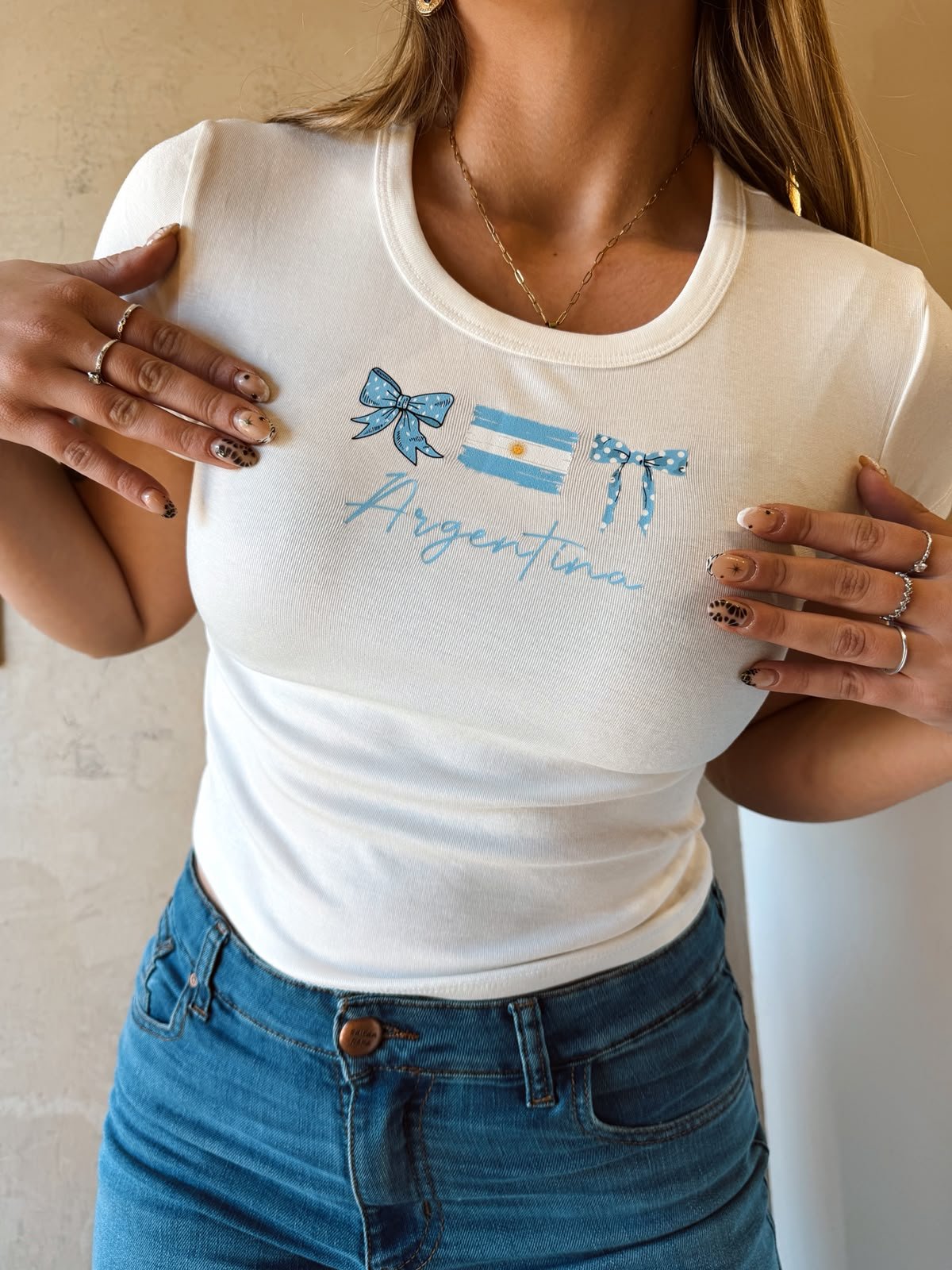 REMERA ARGENTINA MOÑOS