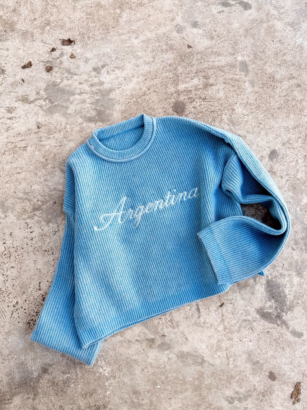 SWEATER OID MORTALES CELESTE