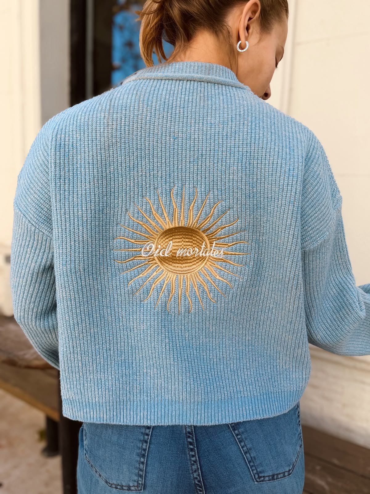 SWEATER OID MORTALES CELESTE - Image 2